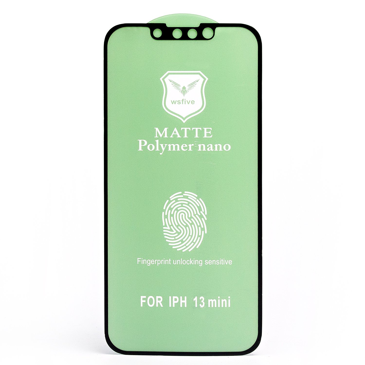 

Защитная пленка Rori Polymer для экрана смартфона Apple iPhone 13 mini, FullScreen, поверхность матовая, черная рамка (133291)