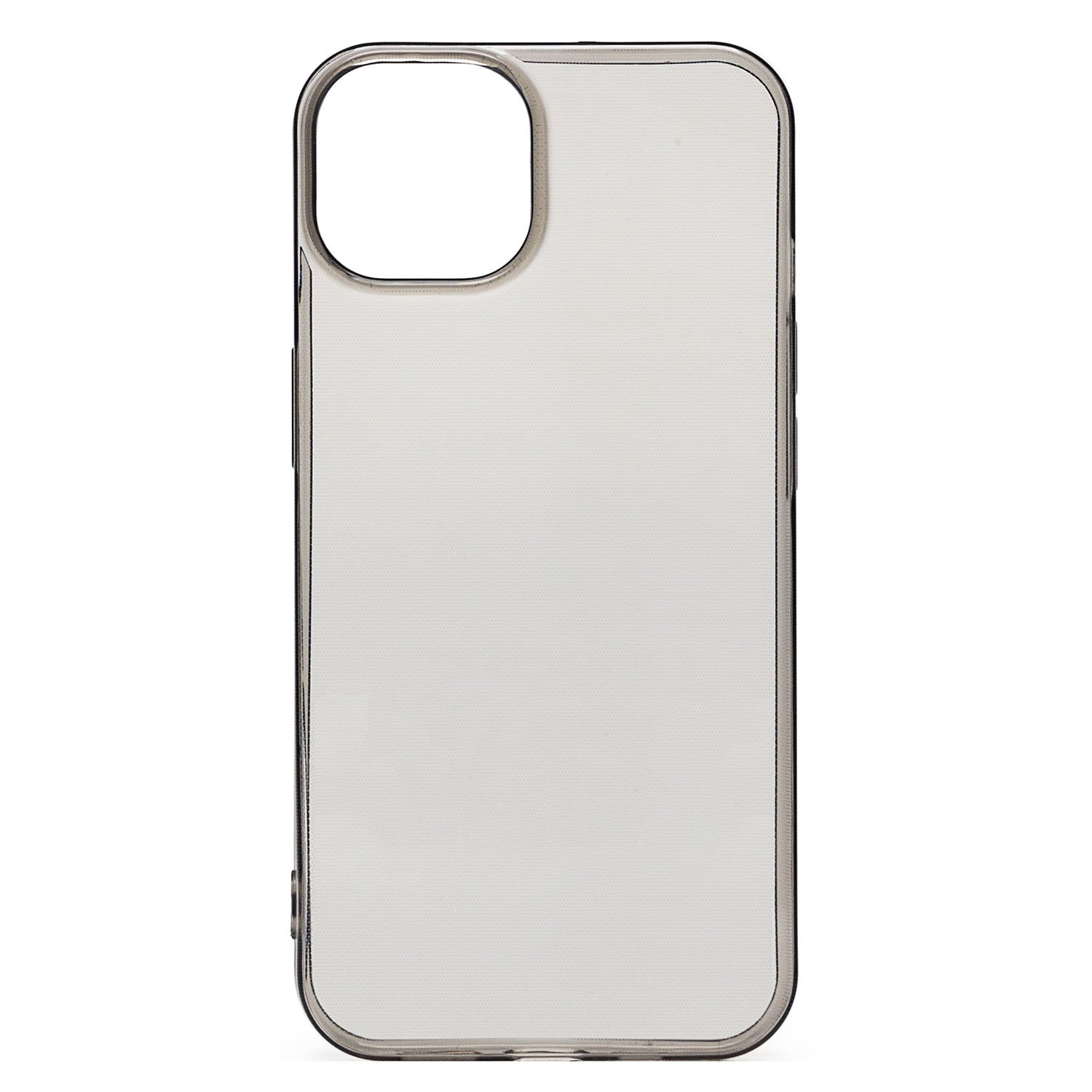 

Чехол-накладка Ultra Slim для смартфона Apple iPhone 13, силикон, прозрачный черный (133375)