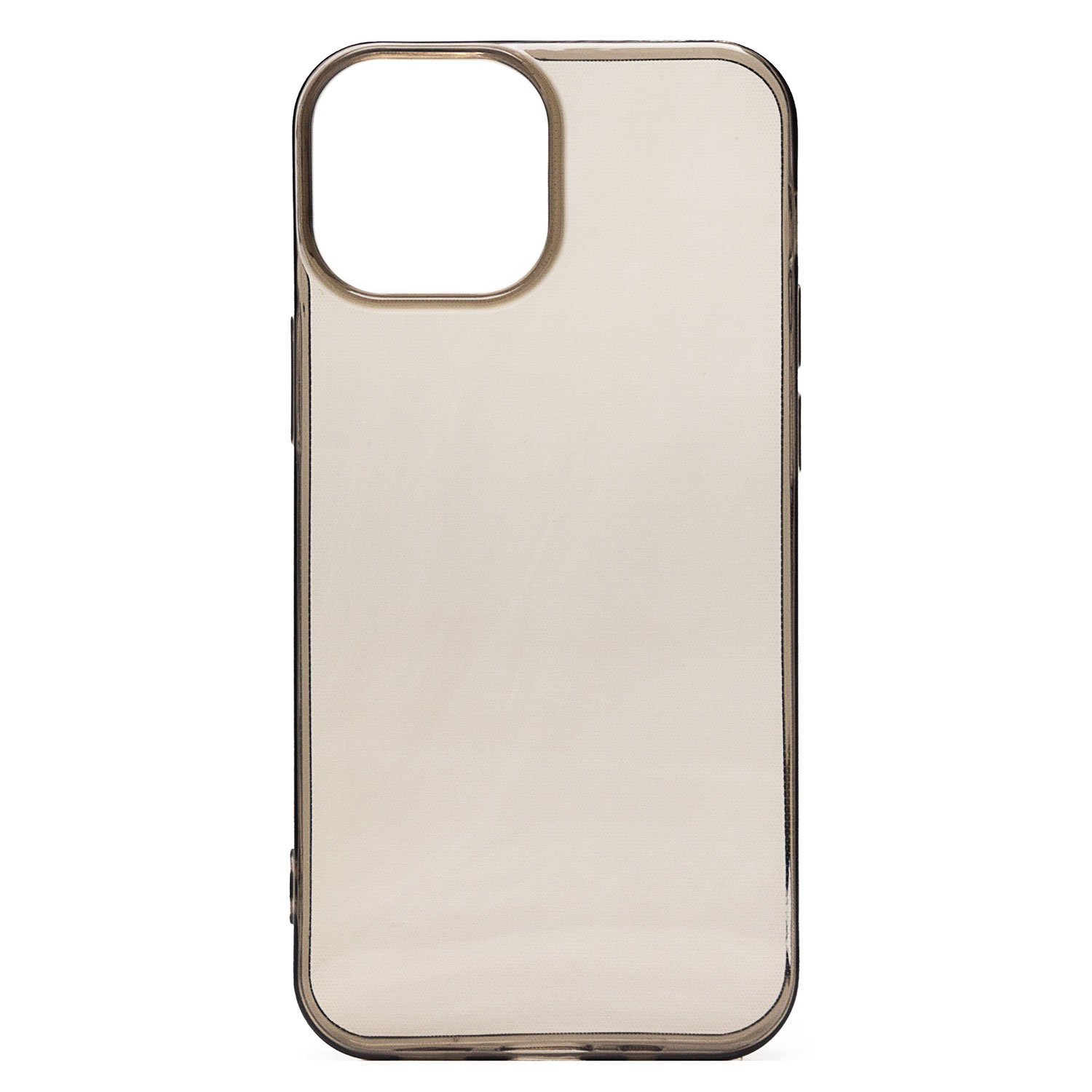

Чехол-накладка Ultra Slim для смартфона Apple iPhone 13 mini, силикон, прозрачный черный (133369)