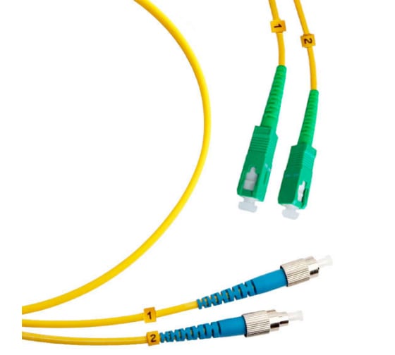 

Патч-корд оптический TopLan, FC/UPC-SC/APC, одномодовый, 9/125, OS2, двойной, 150м, желтый (DPC-TOP-652-FC/U-SC/A-150)