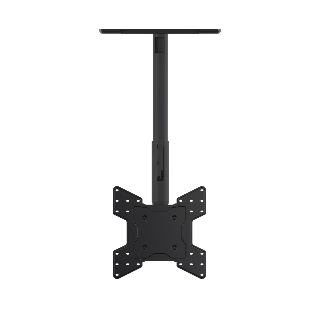 

Кронштейн потолочный для TV/монитора Wize Pro C5524A, 26"-55", VESA 75x75мм-400x400мм, наклонный, поворотный, портрет-альбом, до 36 кг, черный (C5524A), C5524A