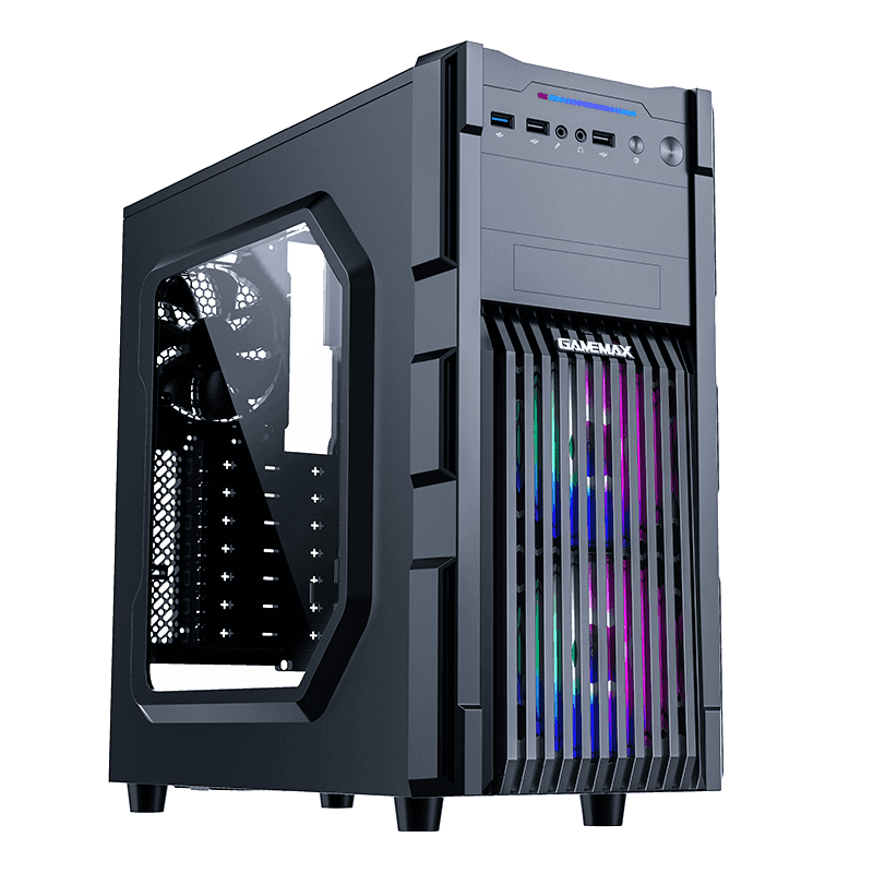 

Корпус GameMax GM-ONE FRGB, ATX, Midi-Tower, USB 3.0, черный, Без БП (GameMax GM-ONE FRGB), GM-ONE FRGB