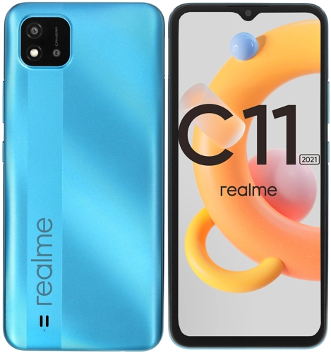 

Смартфон Realme C11 (2021), 6.52" 720x1600 IPS, MediaTek Helio G35, 4Gb RAM, 64Gb, 3G/4G, NFC, Wi-Fi, BT, 2xCam, 2-Sim, 5000mAh, Micro-USB, Android 10 Go, синий (6042301), C11 (2021)