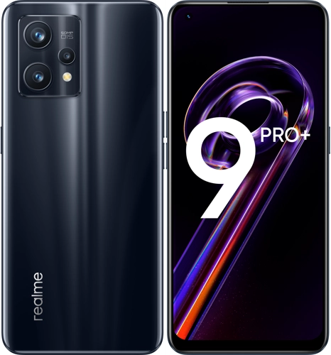 

Смартфон Realme 9 Pro+, 6.4" 2400x1080 AMOLED, MediaTek Dimensity 920, 8Gb RAM, 256Gb, 3G/4G/5G, NFC, Wi-Fi, BT, 3xCam, 2-Sim, 4500mAh, USB Type-C, Android 12, черный (6040833), 9 Pro+