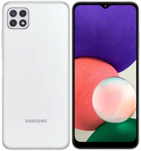 

Смартфон Samsung Galaxy A22s, 6.6" 1080x2400 TFT, MediaTek Dimensity 700, 4Gb RAM, 64Gb, 3G/4G/5G, NFC, Wi-Fi, BT, 3xCam, 2-Sim, 5000mAh, USB Type-C, Android 11, белый (SM-A226BZWUSER), Galaxy A22s