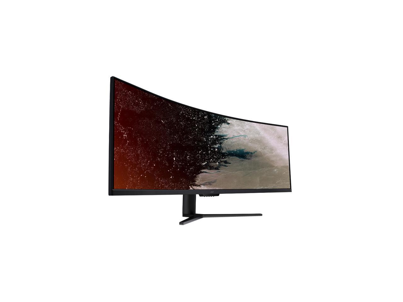 

Монитор 49" Acer Nitro EI491CRPbmiiipx VA, изогнутый, 3840x1080 (32:9), 400кд/м2, 144Hz, 4мс, 178°/178°, FreeSync, HDMI, DisplayPort, черный (UM.SE1AA.P01), EI491CRPbmiiipx