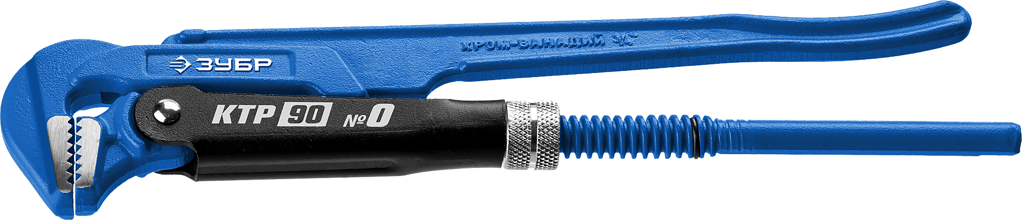 ЗУБР КТР-90, №0, ключ трубный, прямые губки (27335-0)