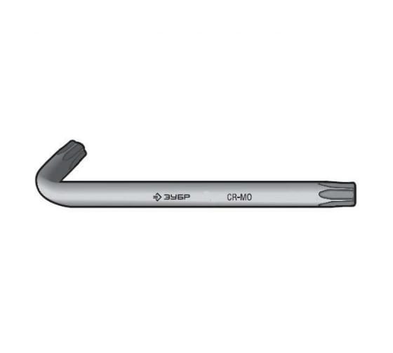 

Ключ гаечный имбусовый (TORX), CrMo, ЗУБР ЭКСПЕРТ T8 (27452-8), T8