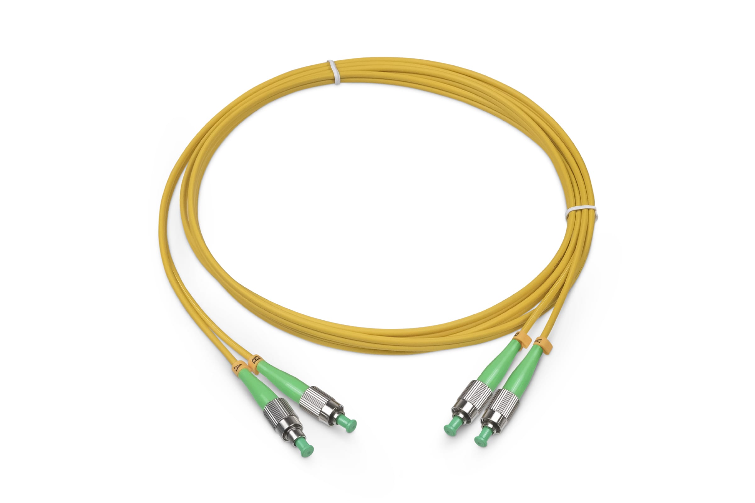 

Патч-корд оптический TopLan, FC/APC-FC/APC, одномодовый, 9/125, OS2, двойной, 50см, желтый (DPC-TOP-657A1-FC/A-FC/A-0.5)