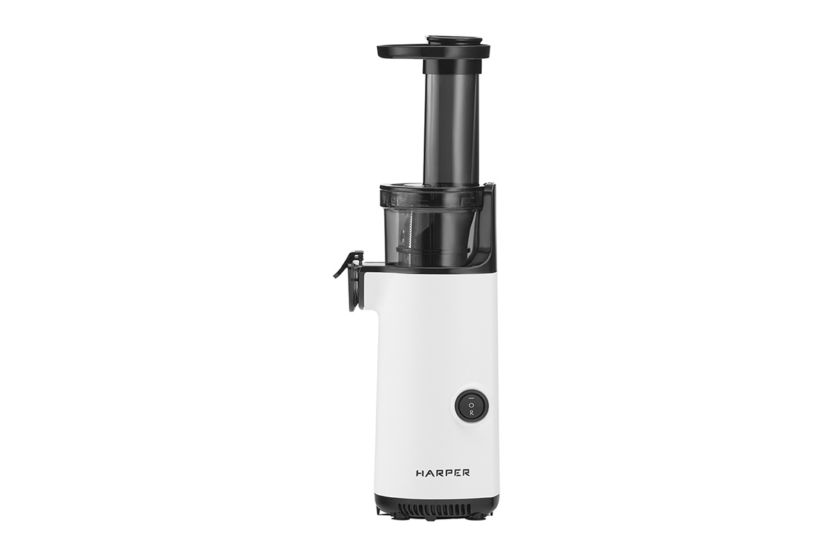 

Соковыжималка шнековая вертикальная Harper HJE-S01 130Вт, белый (HJE-S01 White), HJE-S01