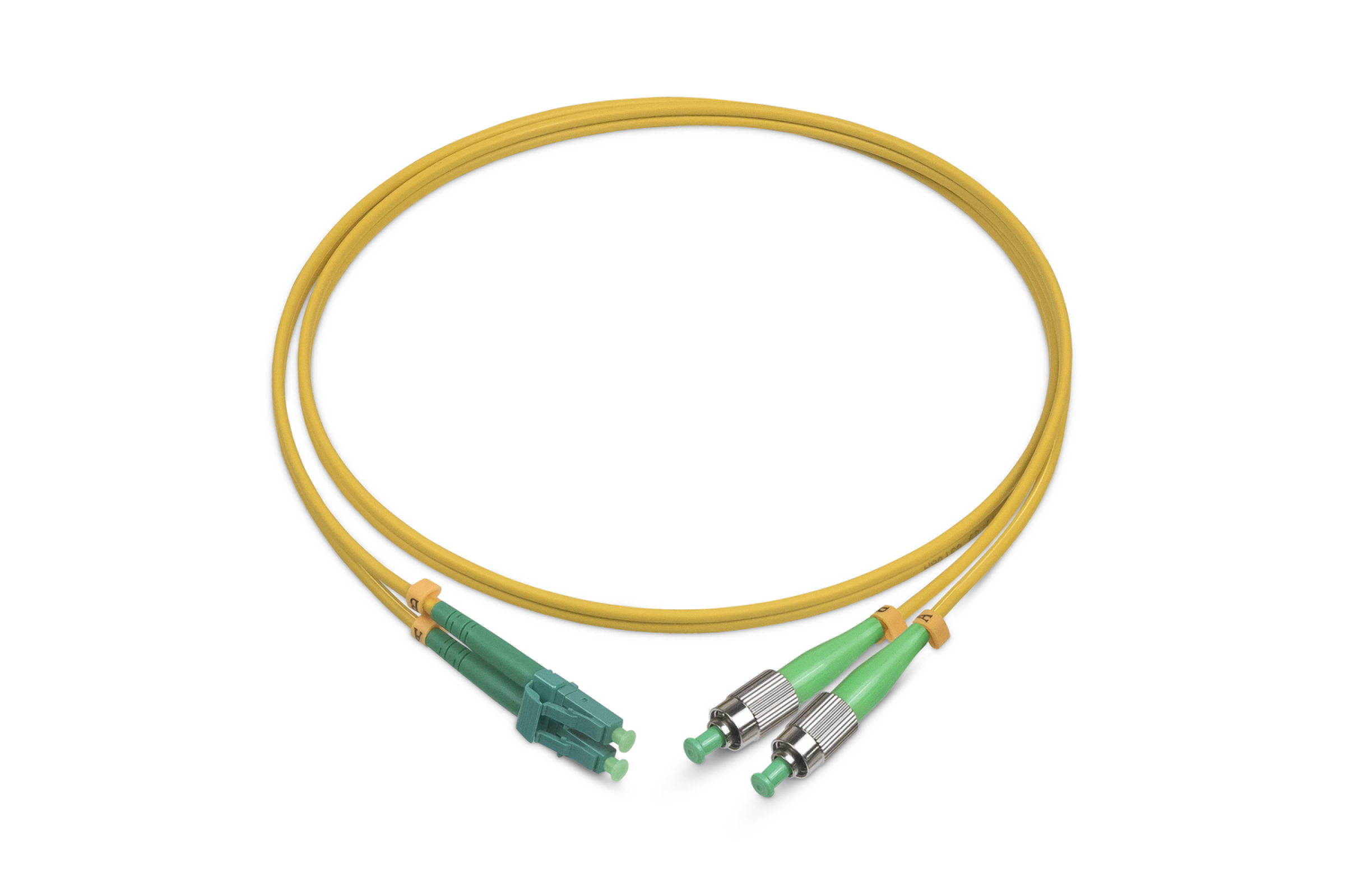 

Патч-корд оптический TopLan, FC/APC-LC/APC, одномодовый, 9/125, OS2, двойной, 1м, желтый (DPC-TOP-652-FC/A-LC/A-1.0)