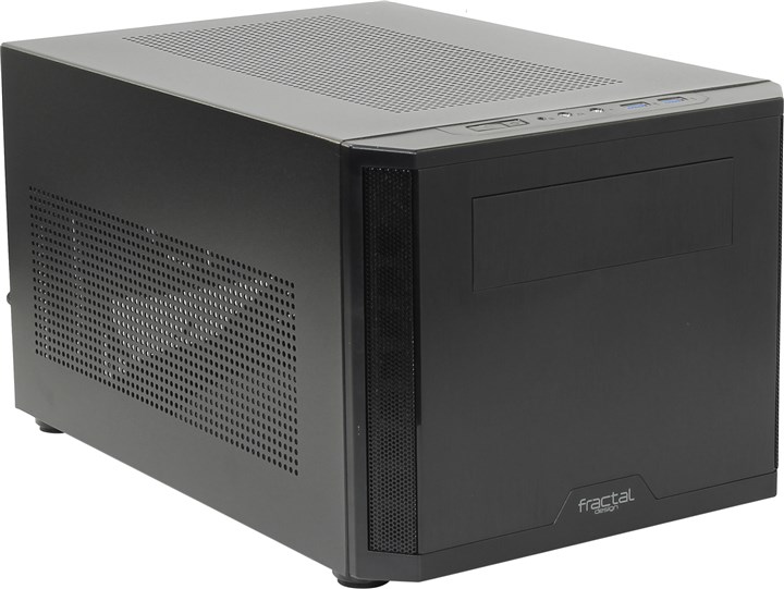 Корпус Fractal Design Core 500, mini-ITX, Midi-Tower, 2xUSB 3.0, черный, Без БП (FD-CA-CORE-500-BK) (плохая упаковка)