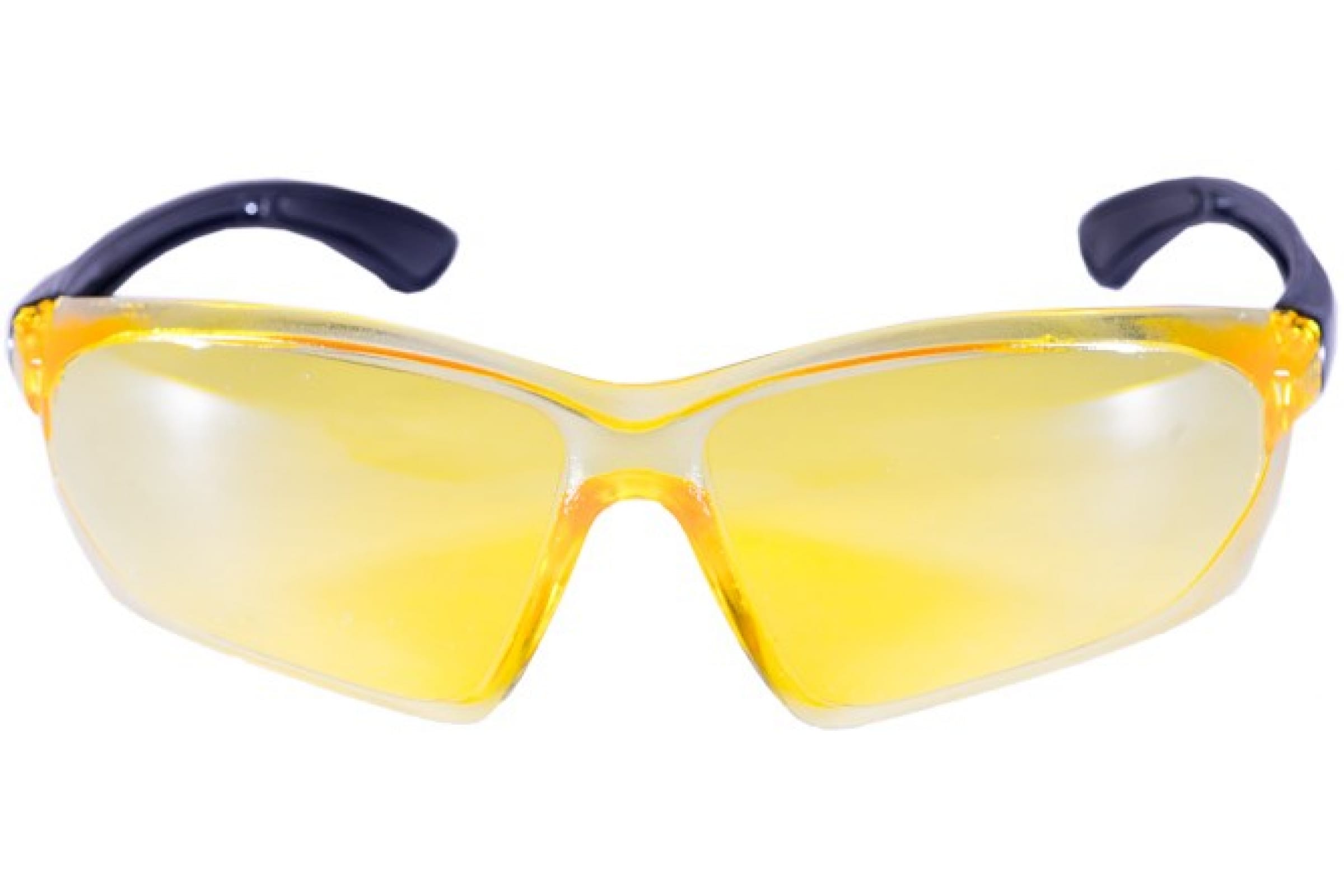 Очки защитные ADA VISOR CONTRAST, открытые, черный/желтый (А00504)