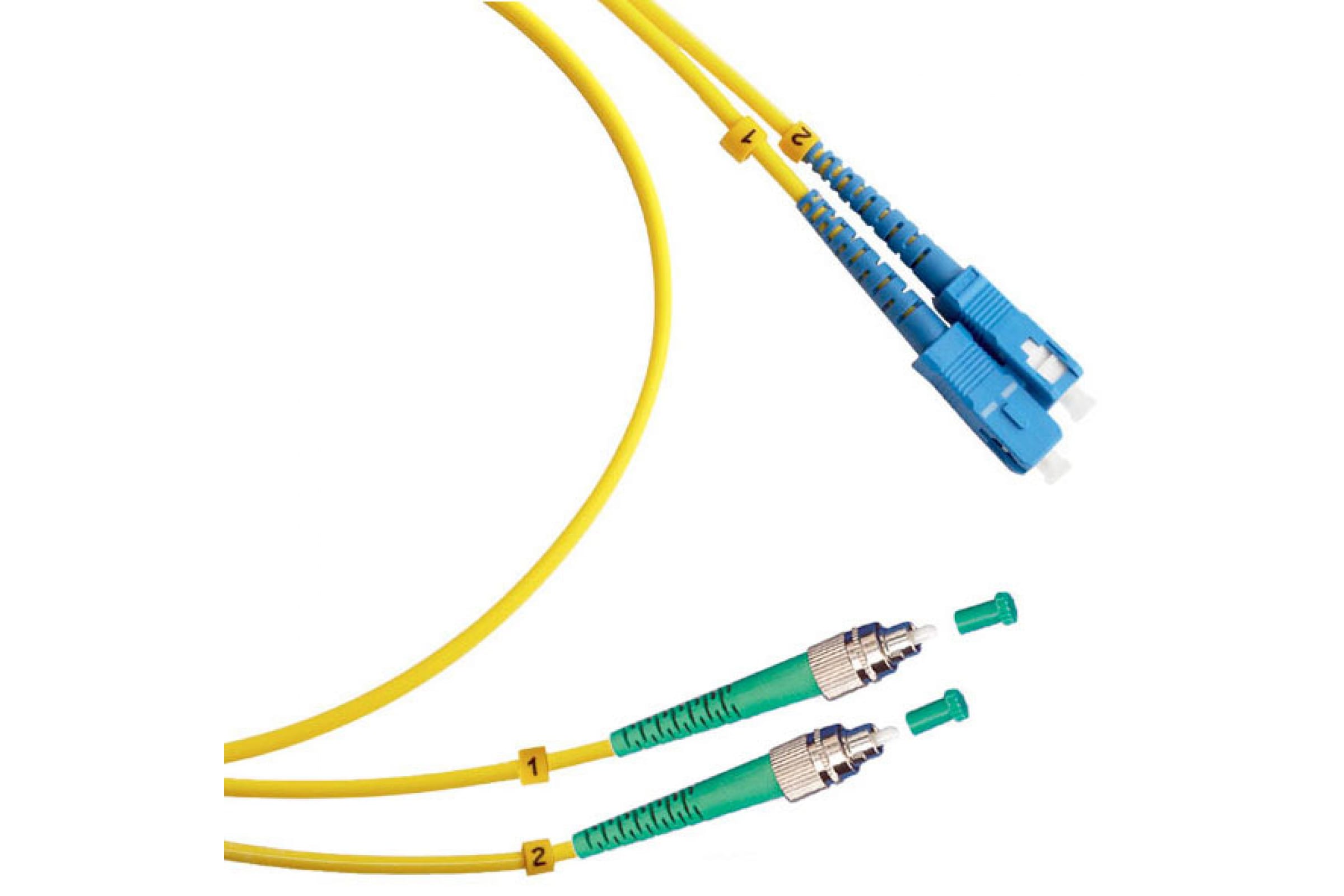 

Патч-корд оптический TopLan, FC/APC-SC/UPC, одномодовый, 9/125, OS2, двойной, 15м, желтый (DPC-TOP-657A1-FC/A-SC/U-15)