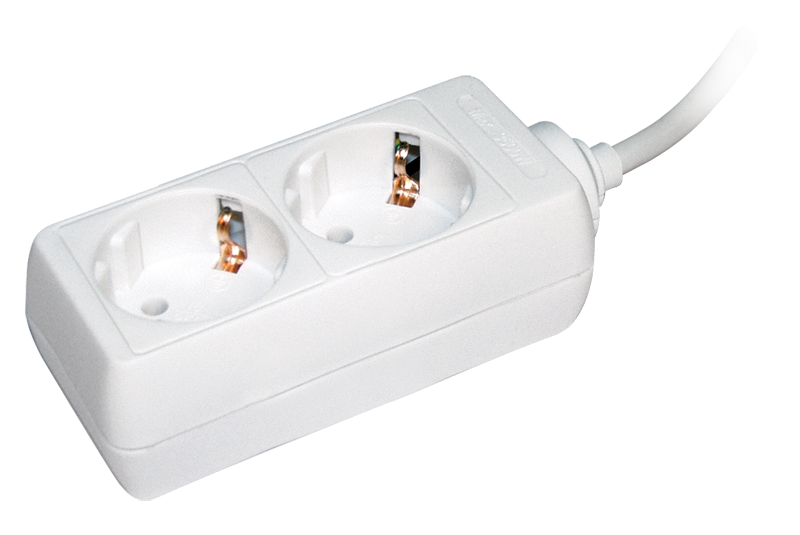 

Удлинитель IEK У02 , 2-розетки, 5м, белый (WYP10-16-02-05-Z-N), У02