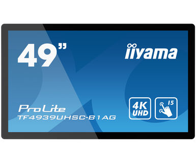 

Интерактивная панель Iiyama TF4939UHSC-B1AG, 49", 3840x2160, черный (TF4939UHSC-B1AG), TF4939UHSC-B1AG