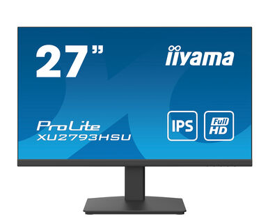 

Монитор 27" Iiyama XU2793HSU-B4 IPS, 1920x1080 (16:9), 300кд/м2, 4мс, 178°/178°, VGA, HDMI, DisplayPort, черный (XU2793HSU-B4), XU2793HSU-B4