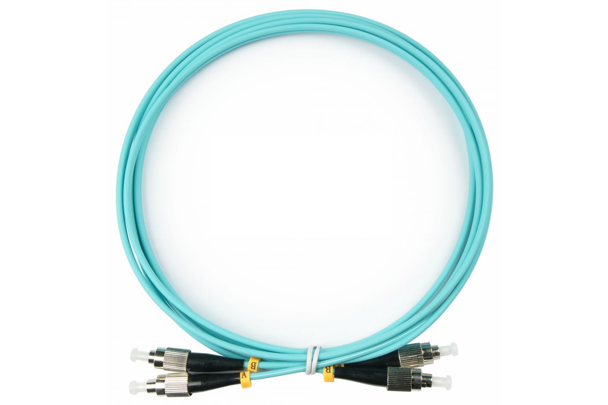 

Патч-корд оптический TopLan, FC/PC-FC/PC, многомодовый, 50/125, OM3, двойной, 4м, бирюзовый (DPC-TOP-OM3-FC/P-FC/P-4.0)
