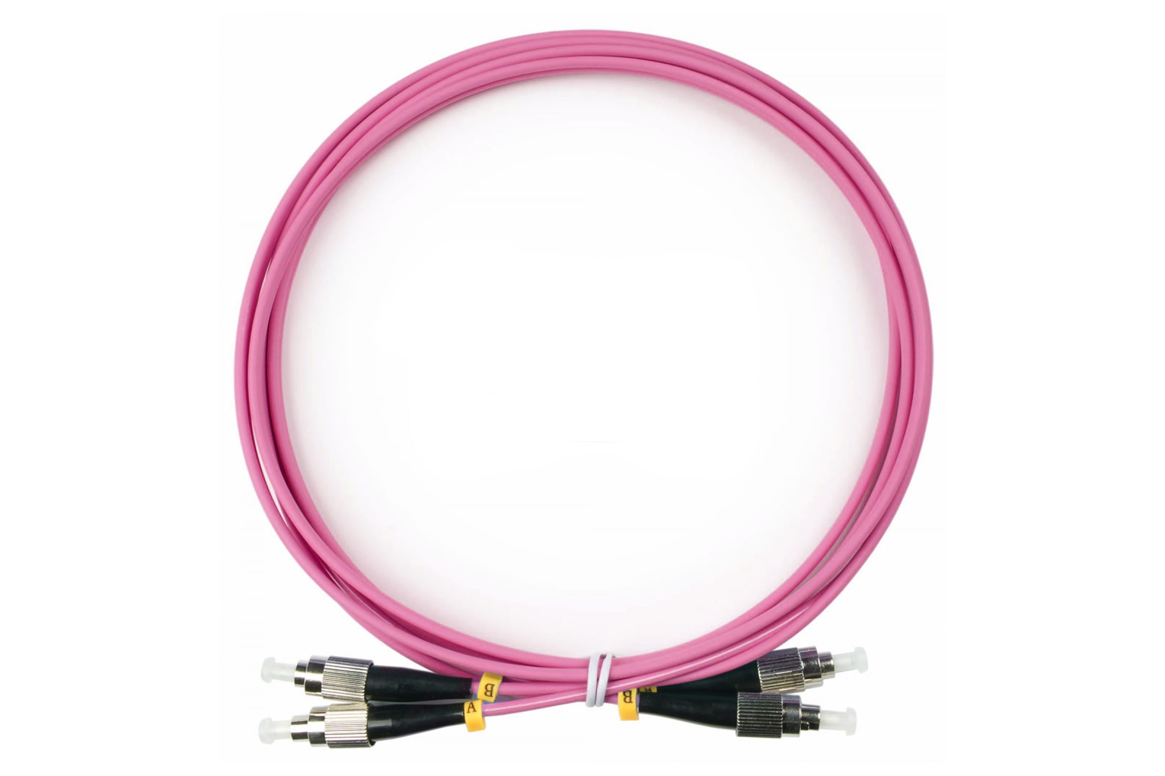 

Патч-корд оптический TopLan, FC/PC-FC/PC, многомодовый, 50/125, OM4, двойной, 10м, розовый (DPC-TOP-OM4-FC/P-FC/P-10)