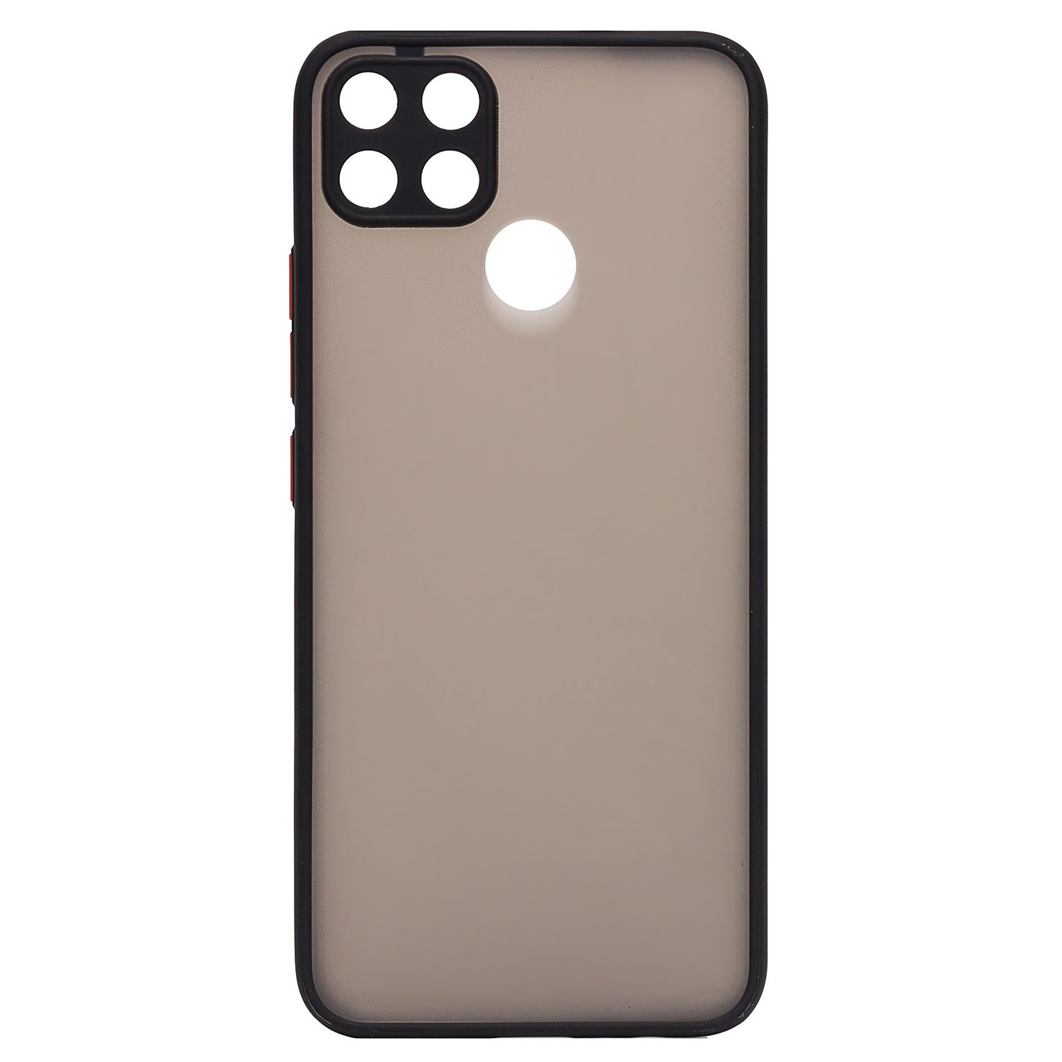 

Чехол-накладка PC041 для смартфона Realme C25/C25s, пластик/полиуретан, черный (203475)