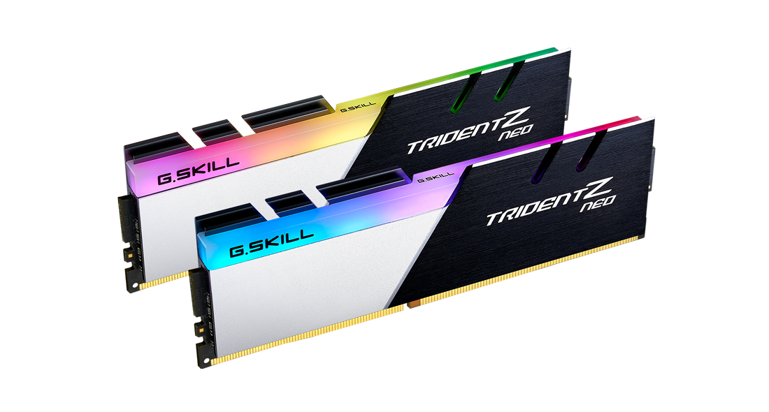 

Комплект памяти DDR4 DIMM 64Gb (2x32Gb), 4000MHz, CL18, 1.4 В, G.Skill, Trident Z Neo (F4-4000C18D-64GTZN), F4-4000C18D-64GTZN