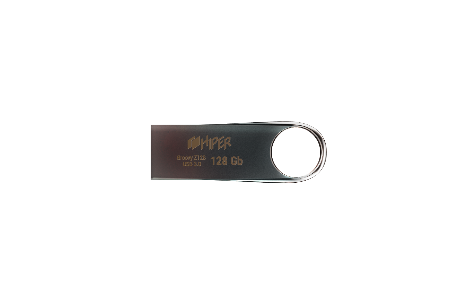 

Флешка 128Gb USB 3.0 Hiper Groovy Z128, никель (HI-USB3128GBU279S), Groovy Z128