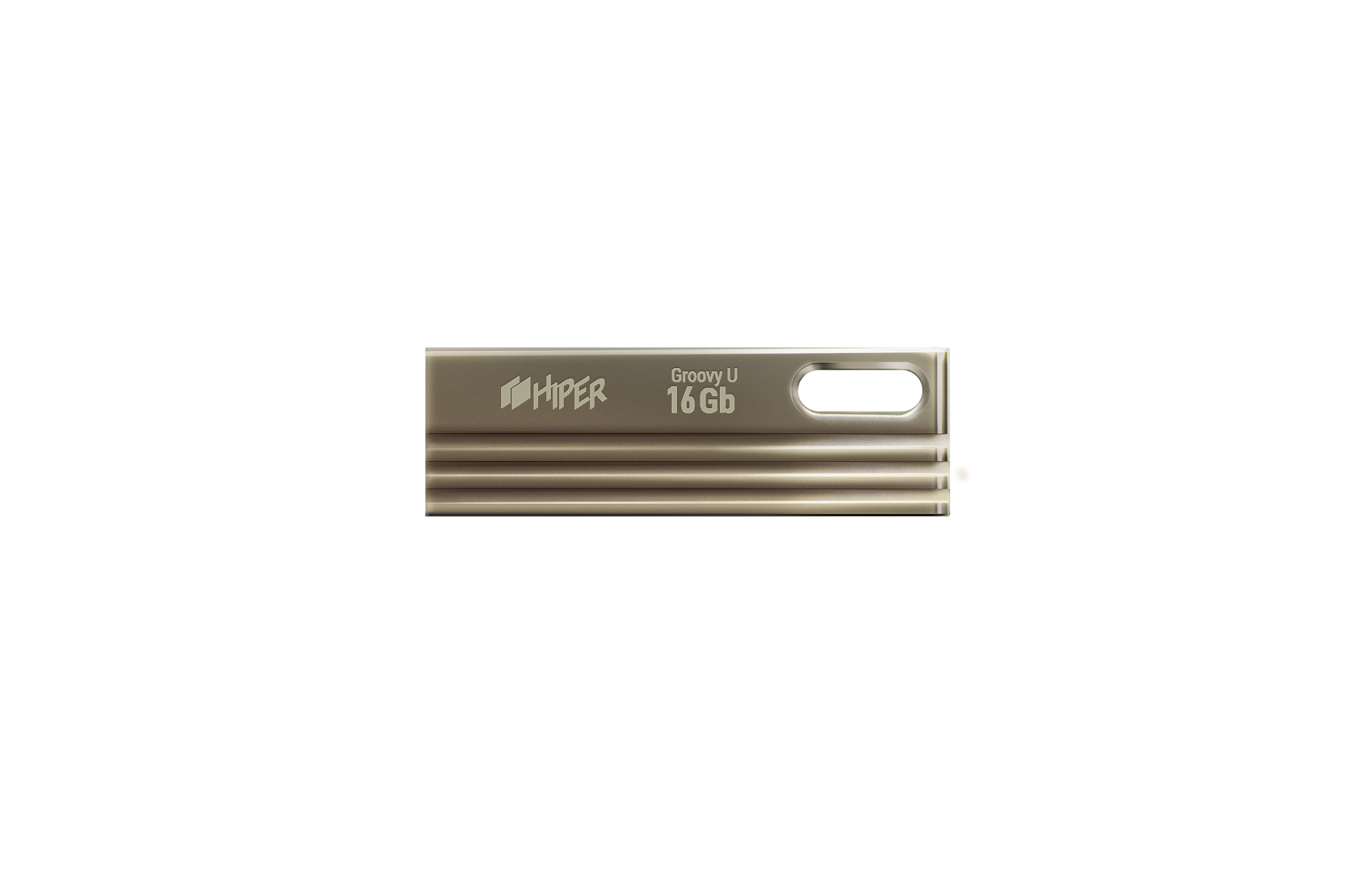 Флешка 16Gb USB 20 Hiper Groovy U16 Титан HI-USB216GBU280S 435₽