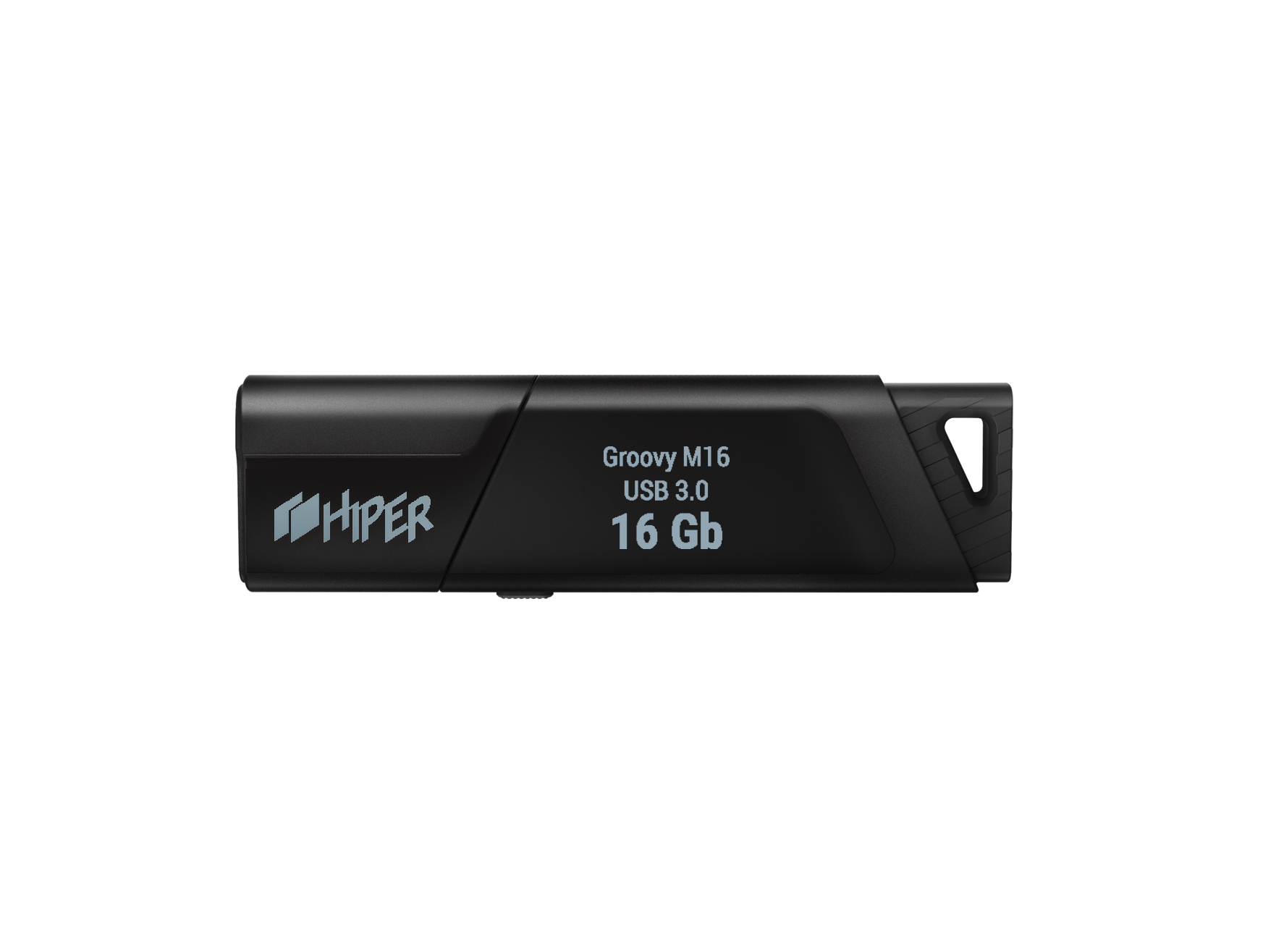

Флешка 16Gb USB 3.0 Hiper Groovy М16, черный (HI-USB316GBU336B), Groovy М16