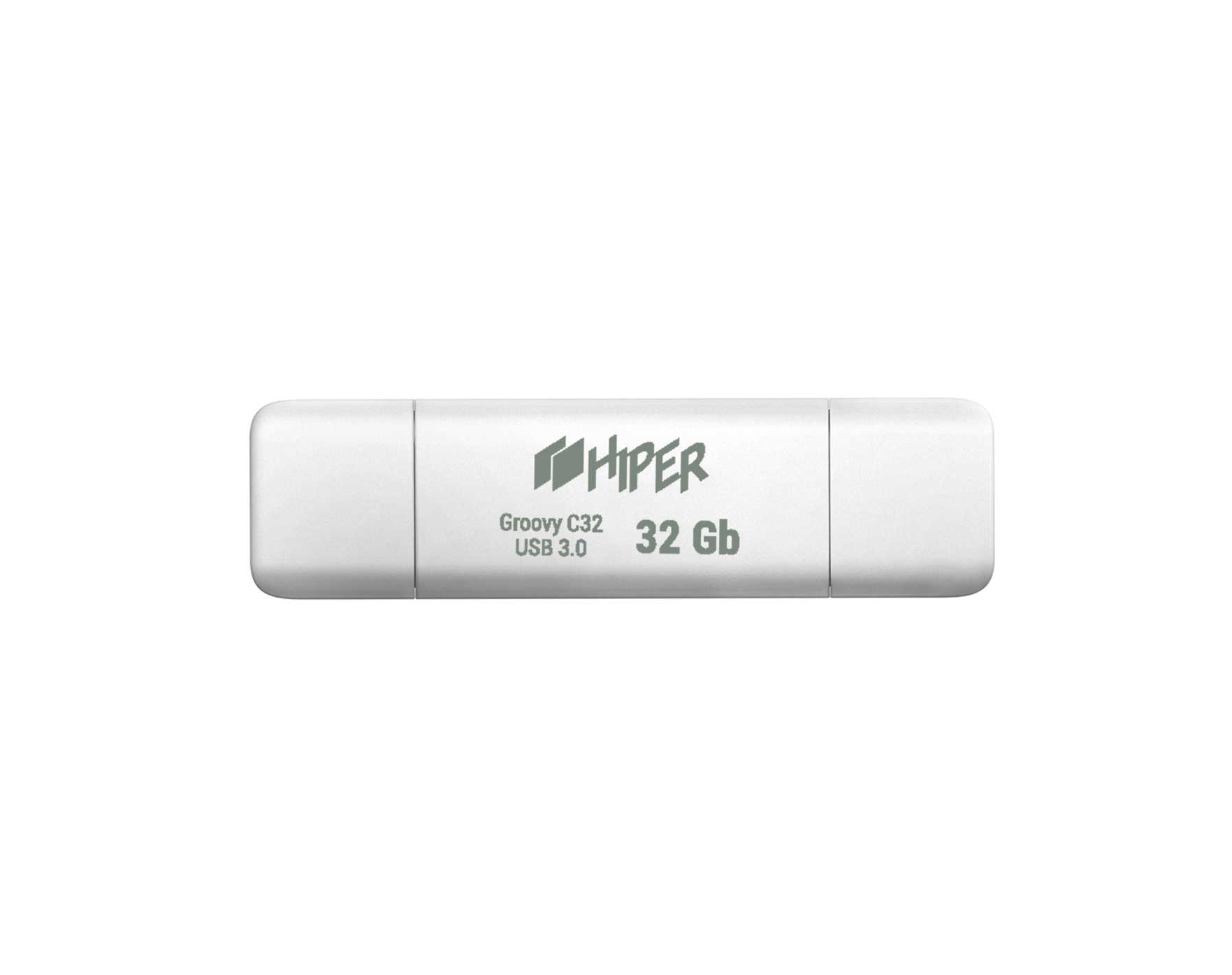 Флешка 32Gb USB 3.0/USB Type-C Hiper Groovy С32, белый (HI-USBOTG32GBU787W)