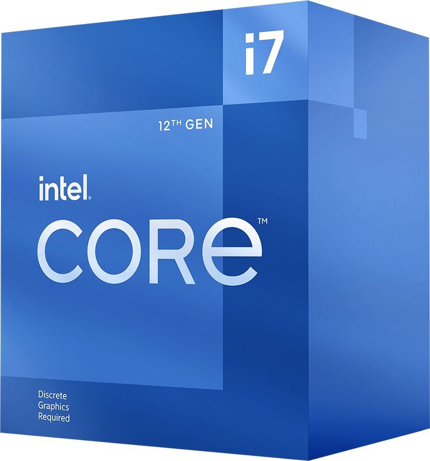 

Процессор Intel Core i7-12700F Alder Lake, 12C/20T, 2100MHz 25Mb TDP-180 Вт LGA1700 BOX (BX8071512700F), 12700F