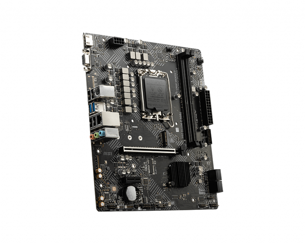 Материнская плата MSI PRO B660M-E DDR4, Socket1700, Intel B660, mATX
