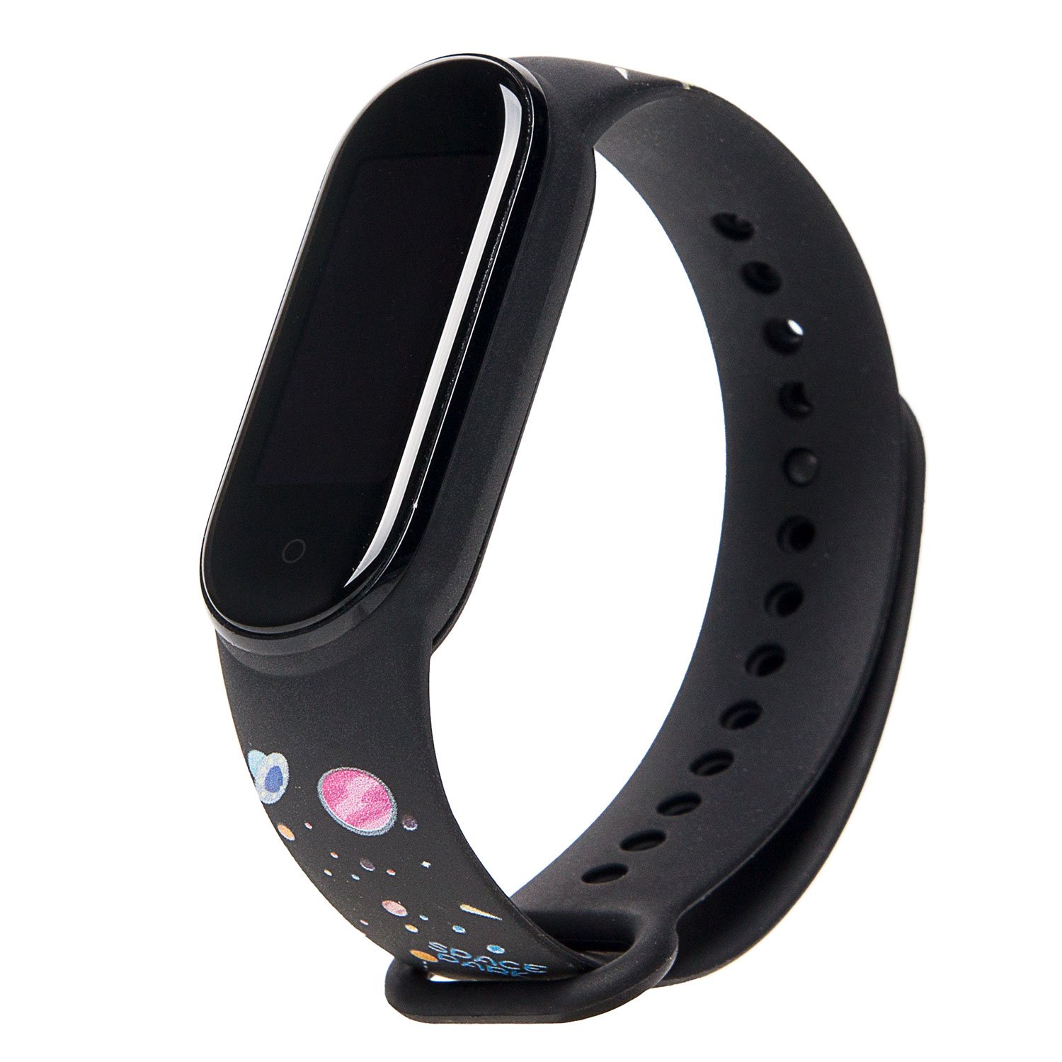 

Ремешок для Xiaomi Mi Band 5/6, силиконовый, черный (131561)
