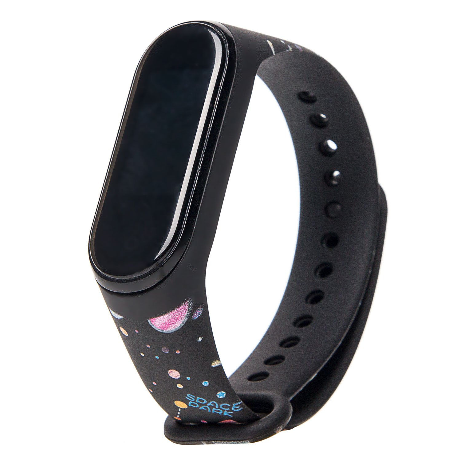 

Ремешок ORG для Xiaomi Mi Band 3/4, силиконовый, черный (131568)