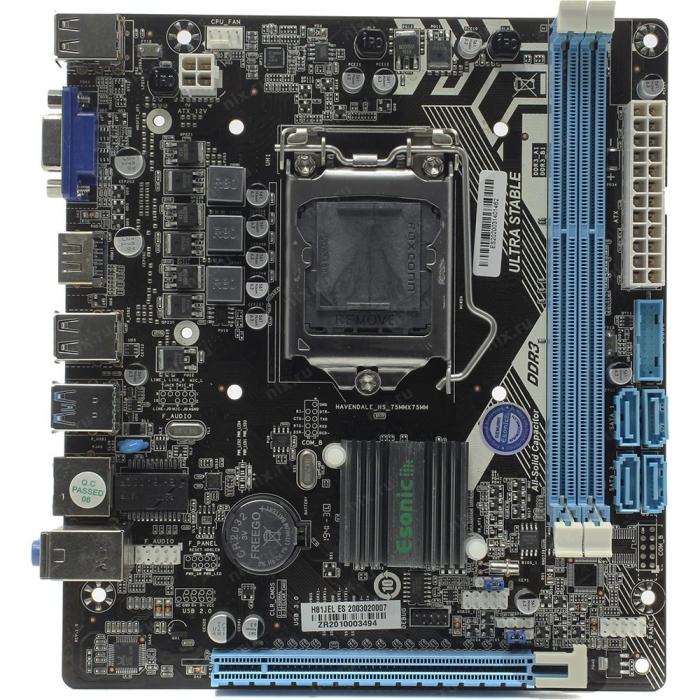 

Материнская плата Esonic H81JEL, Socket1150, Intel Celeron G1840, iH81, 2xDDR3, PCI-Ex16, 4SATA3, 5.1-ch, 1x1000 Мбит/с, 4 USB 3.1, VGA, HDMI, mini-DTX, Retail, H81JEL