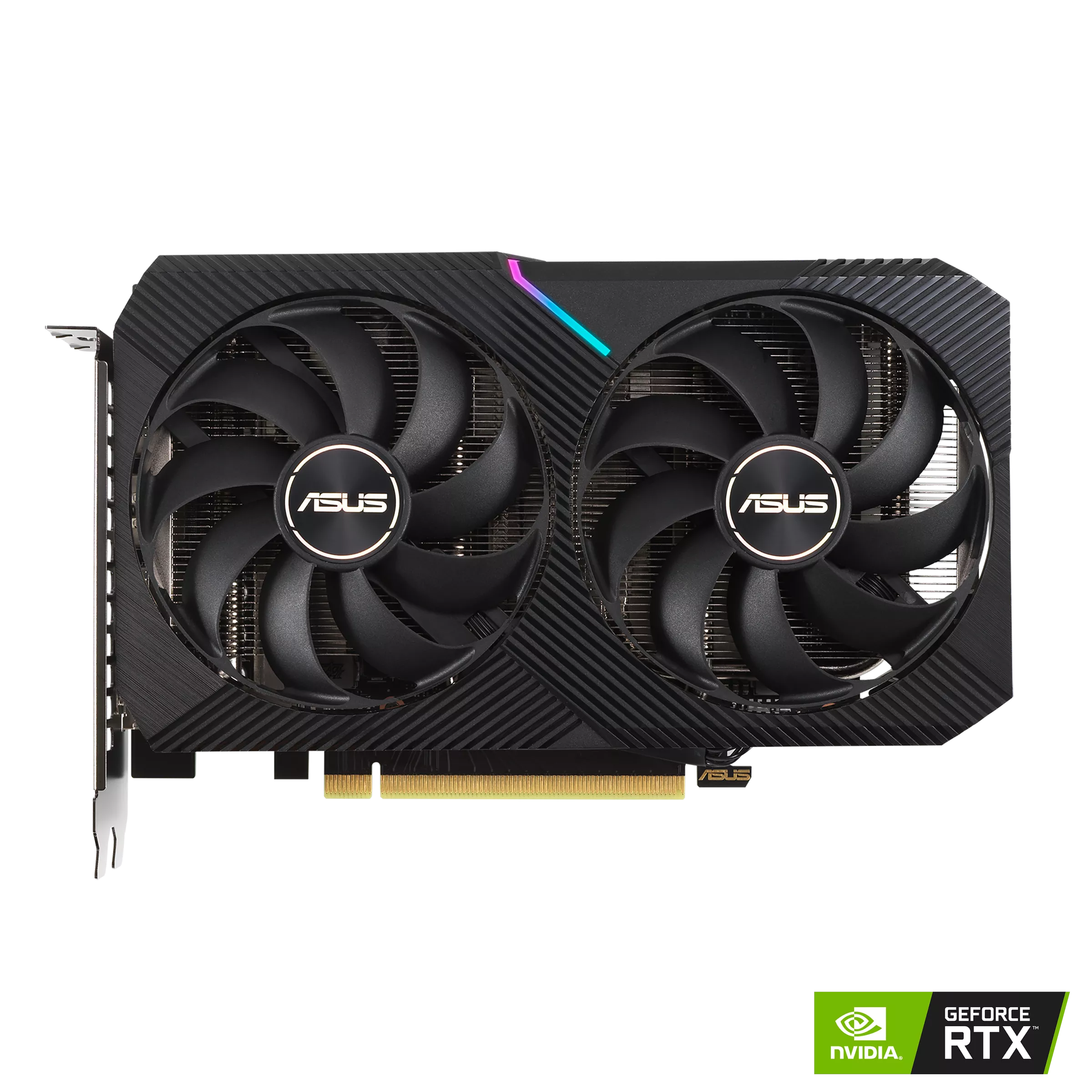 

Видеокарта ASUS NVIDIA GeForce RTX 3050 OC Edition, 8Gb GDDR6, 128 бит, PCI-E, HDMI, 3DP, Retail (DUAL-RTX3050-O8G), OC Edition