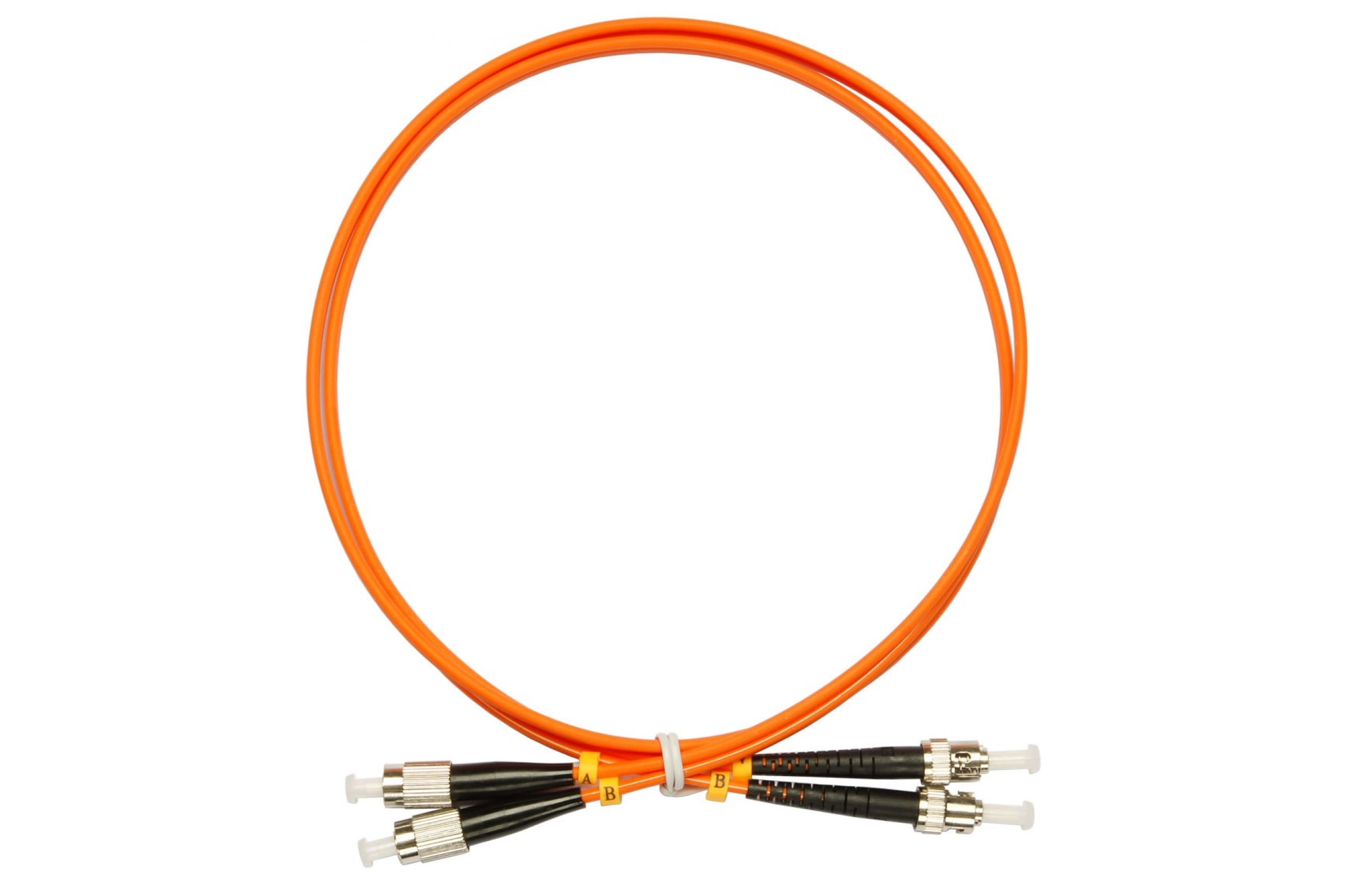 

Патч-корд оптический TopLan, FC/PC-ST/PC, многомодовый, 50/125, OM2, двойной, 2м, оранжевый (DPC-TOP-OM2-FC/P-ST/P-2.0)