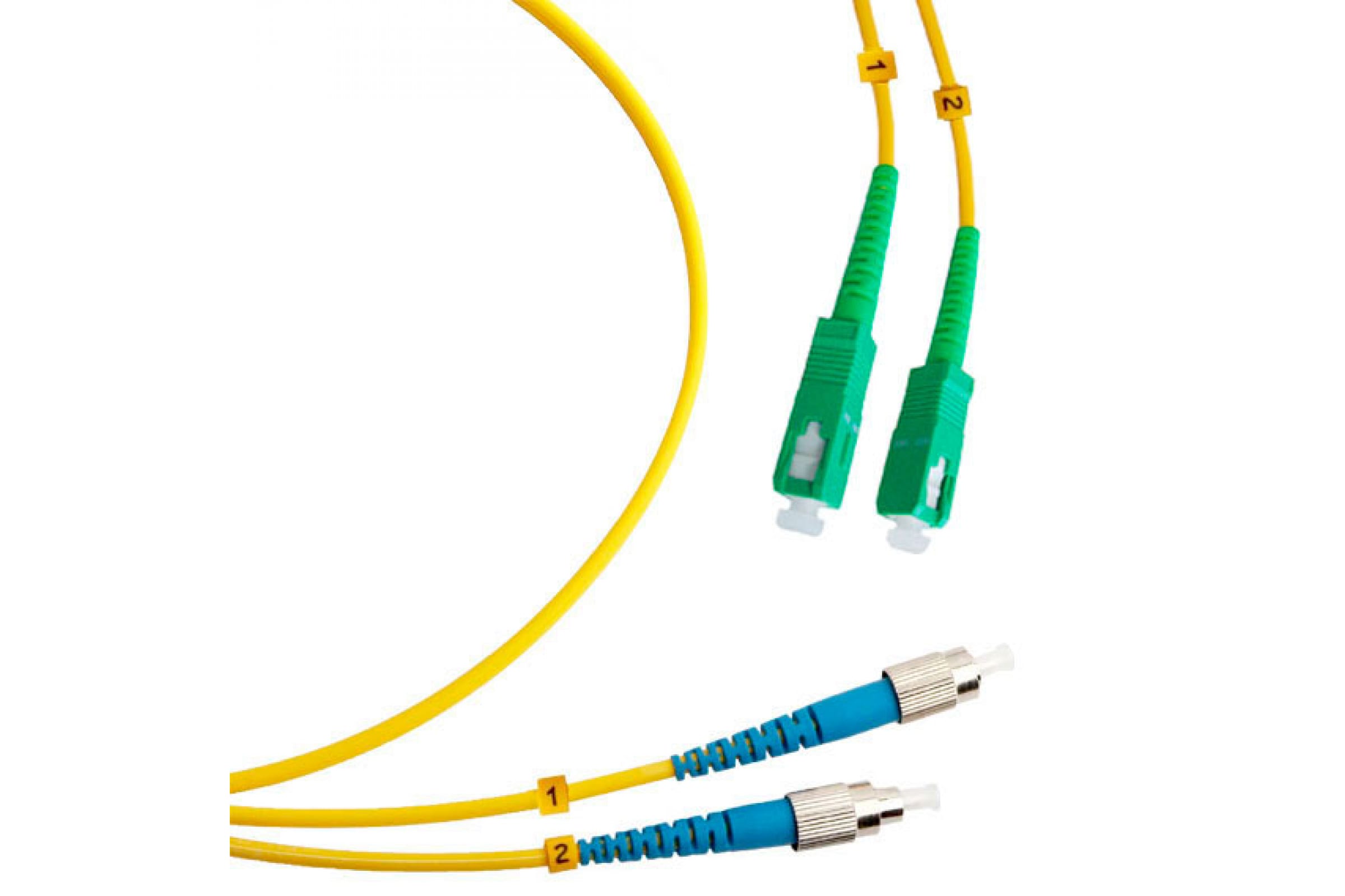 

Патч-корд оптический TopLan, FC/UPC-SC/APC, одномодовый, 9/125, OS2, двойной, 50см, желтый (DPC-TOP-657A1-FC/U-SC/A-0.5)