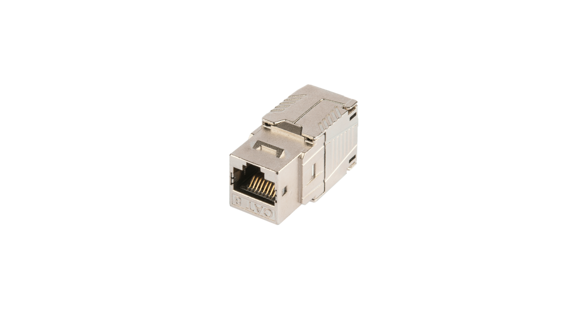 

Модуль Keystone NIKOMAX самозажимной, RJ-45(8P8C) cat.8 экранированный, 1шт., металлик (NMC-KJSI2-BF-MT), самозажимной