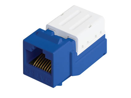 

Модуль Keystone NIKOMAX Fast Termimnation, RJ45/8P8C, 110/KRONE, T568A/B cat.6, 1шт., синий (NMC-KJUE2-FT-BL)
