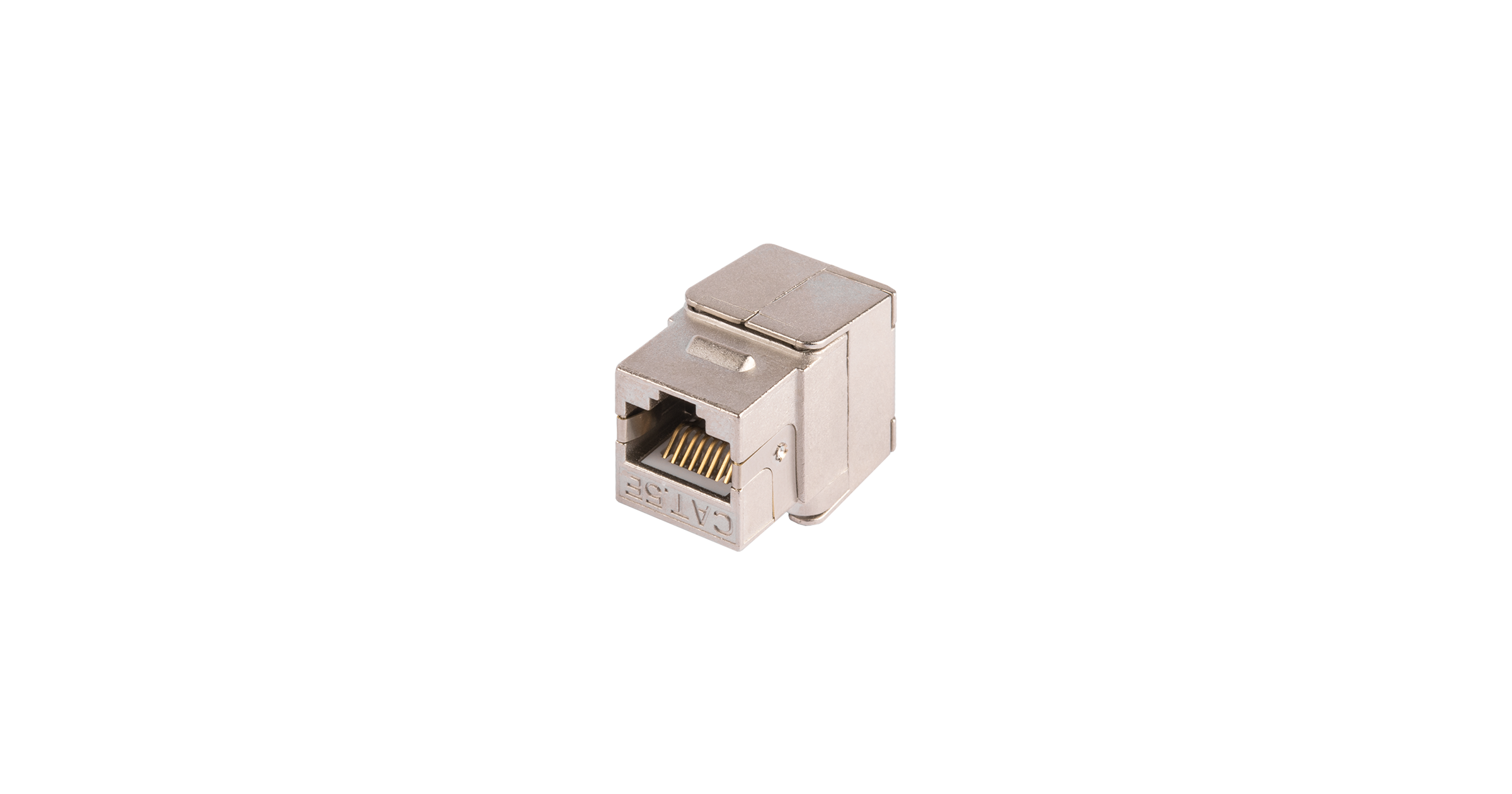

Модуль Keystone NIKOMAX Essential Line 180 градусов, RJ-45(8P8C) cat.5e экранированный, 1шт., металлик (NMC-KJSD2-ET-MT), 180 градусов