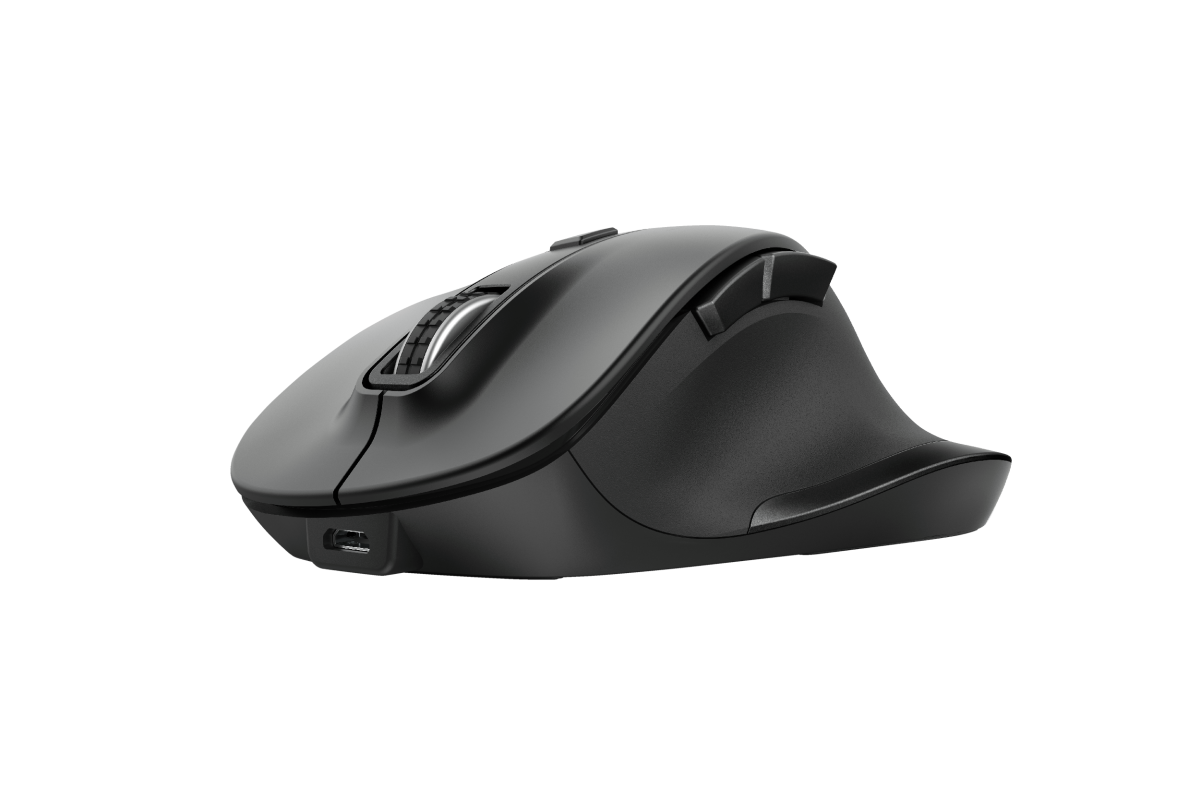 

Мышь беспроводная Trust Fyda Rechargeable Wireless Comfort Mouse, 2400dpi, оптическая светодиодная, USB, черный (23804), Fyda Rechargeable Wireless Comfort Mouse