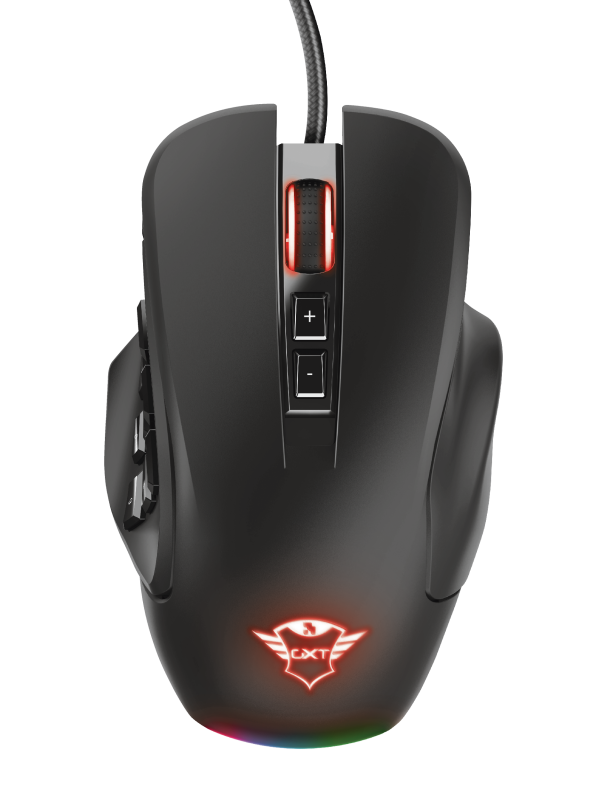Мышь Trust GXT 970 MORFIX, USB, черный