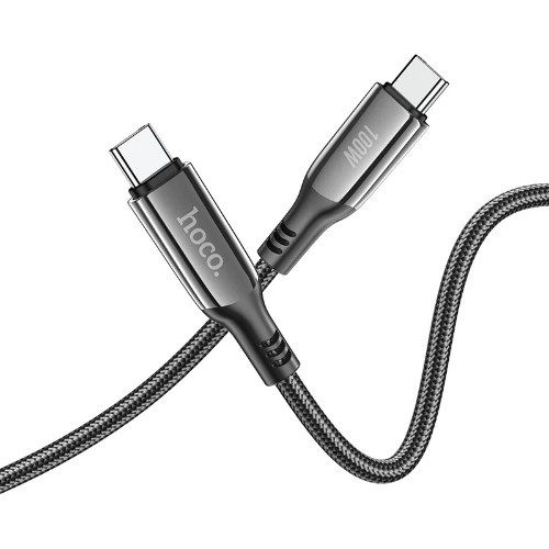 

Кабель USB Type-C-USB Type-C быстрая зарядка, 1.2м, черный HOCO extreme S51 (6931474749253), S51