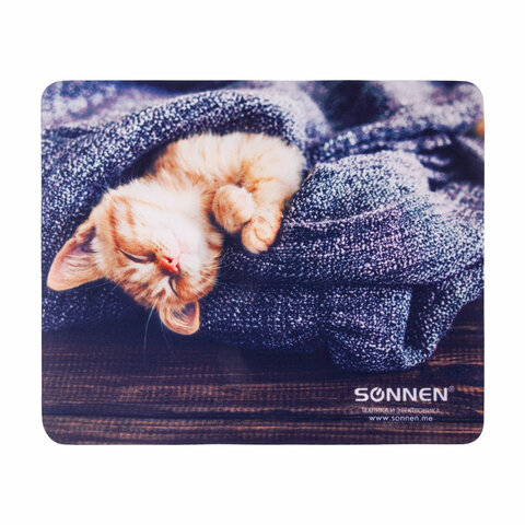 

Коврик для мыши Sonnen KITTEN, 220×180x3mm, принт ( 513313), KITTEN