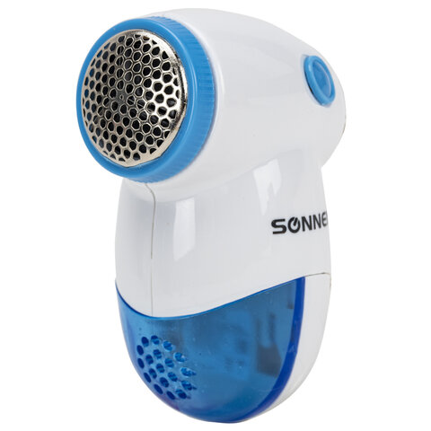 Машинка для удаления катышков Sonnen FS-8809, белый/голубой ( 455465), цвет белый/голубой