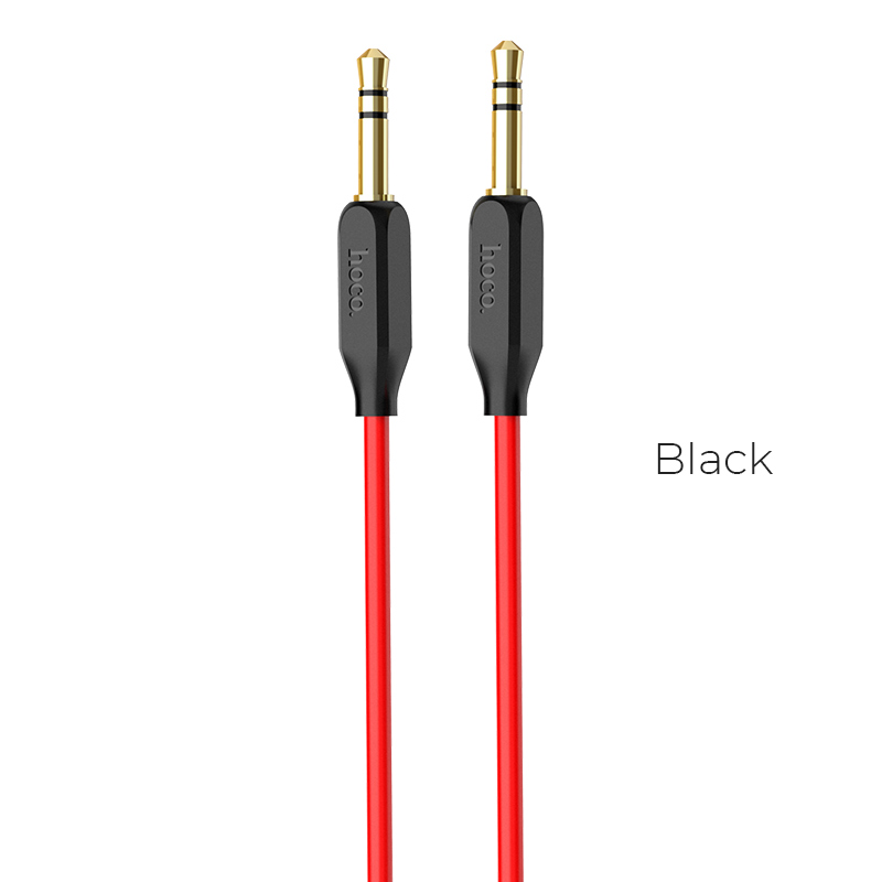 

Кабель Jack 3.5mm(M)-Jack 3.5mm(M), экранированный, 1 м, черный HOCO UPA11 (6957531079293), UPA11