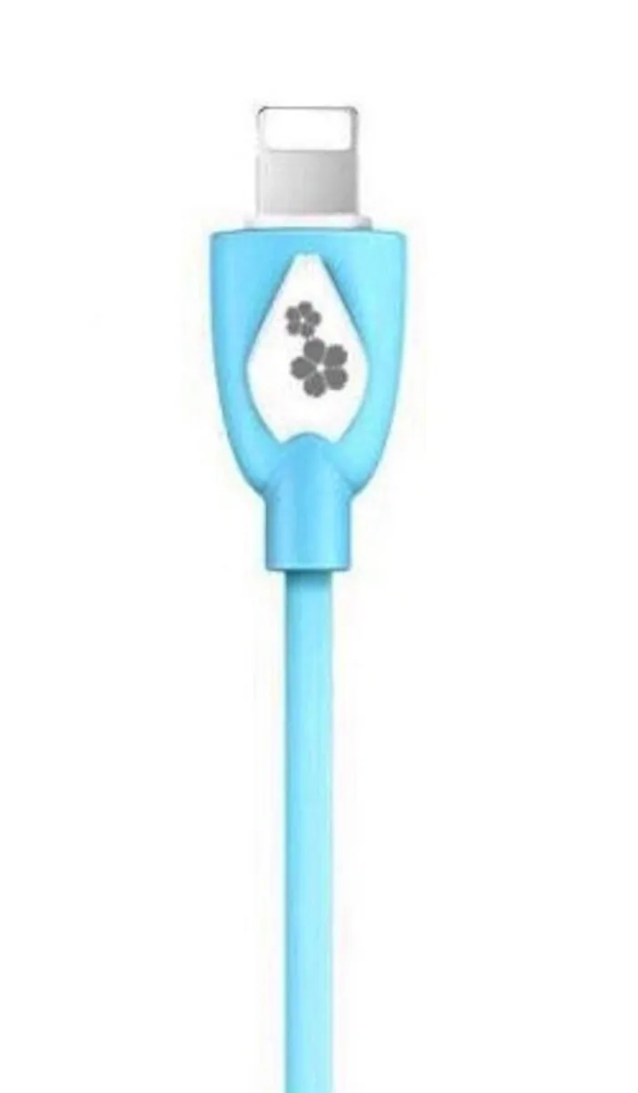 

Кабель Lightning 8-pin(m)-USB 2.0(Am), 2.4A, 1.2м, голубой HOCO Sakura JP15, JP15