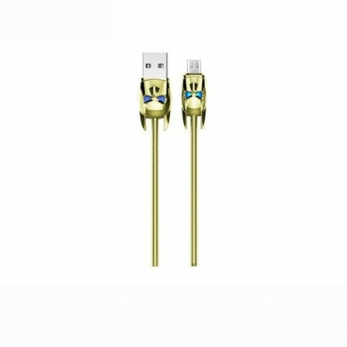 

Кабель Micro USB 2.0(Bm)-USB 2.0(Am), 2.4A, 1.2м, золотистый HOCO Shadow U30 (6957531069164), U30