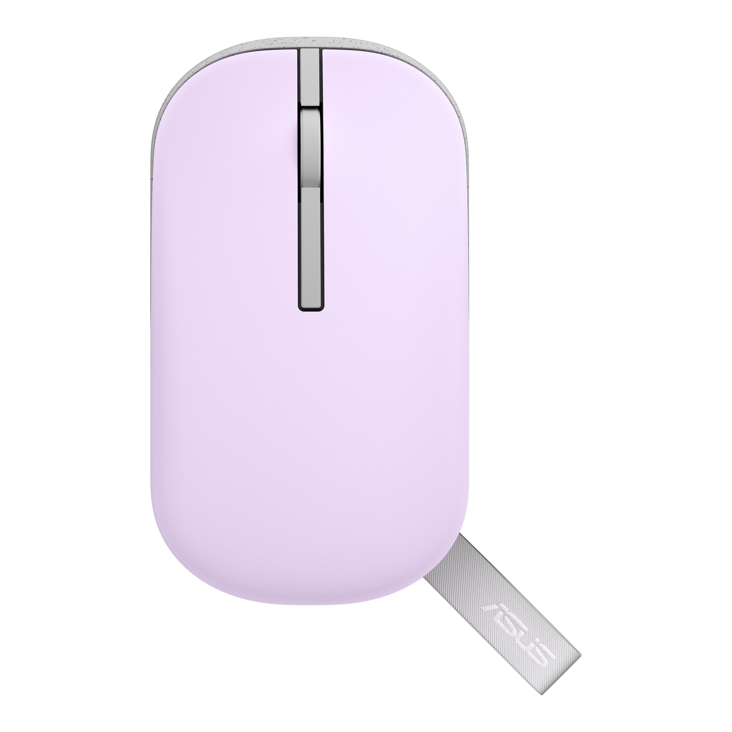 Мышь беспроводная ASUS Marshmallow MD100, 1600dpi, оптическая светодиодная, Bluetooth / USB, лиловый (90XB07A0-BMU010)