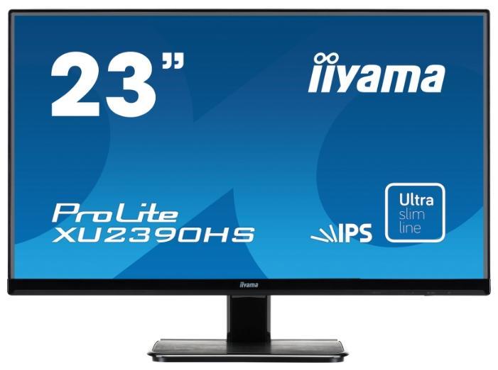

Монитор 23" Iiyama XU2390HS-1 IPS, 1920x1080, 250кд/м2, 5мс, черный (XU2390HS-B1), XU2390HS-1